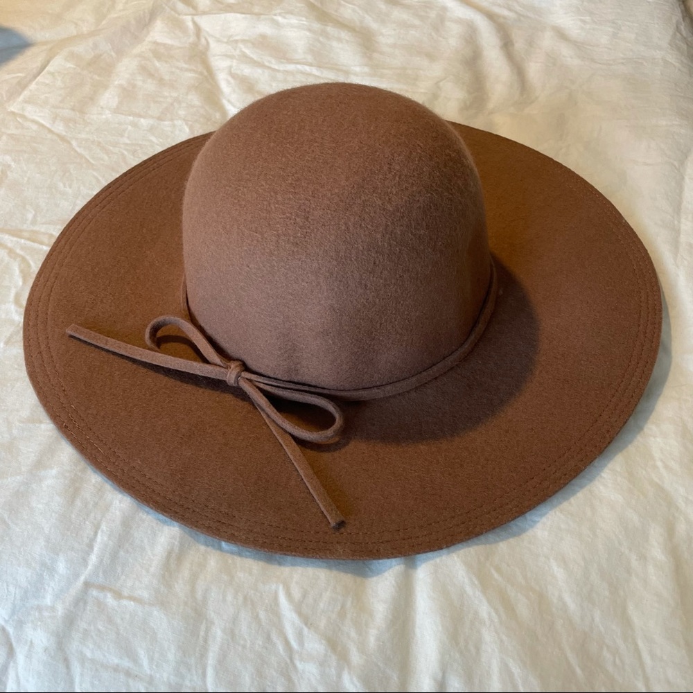 Target Tan Wool Floppy Hat